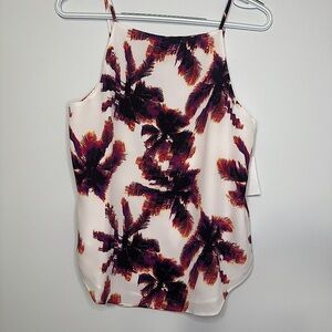 EQUIPMENT Femme NWT Women's XS Isabeau Cami Nature White Multicolor top